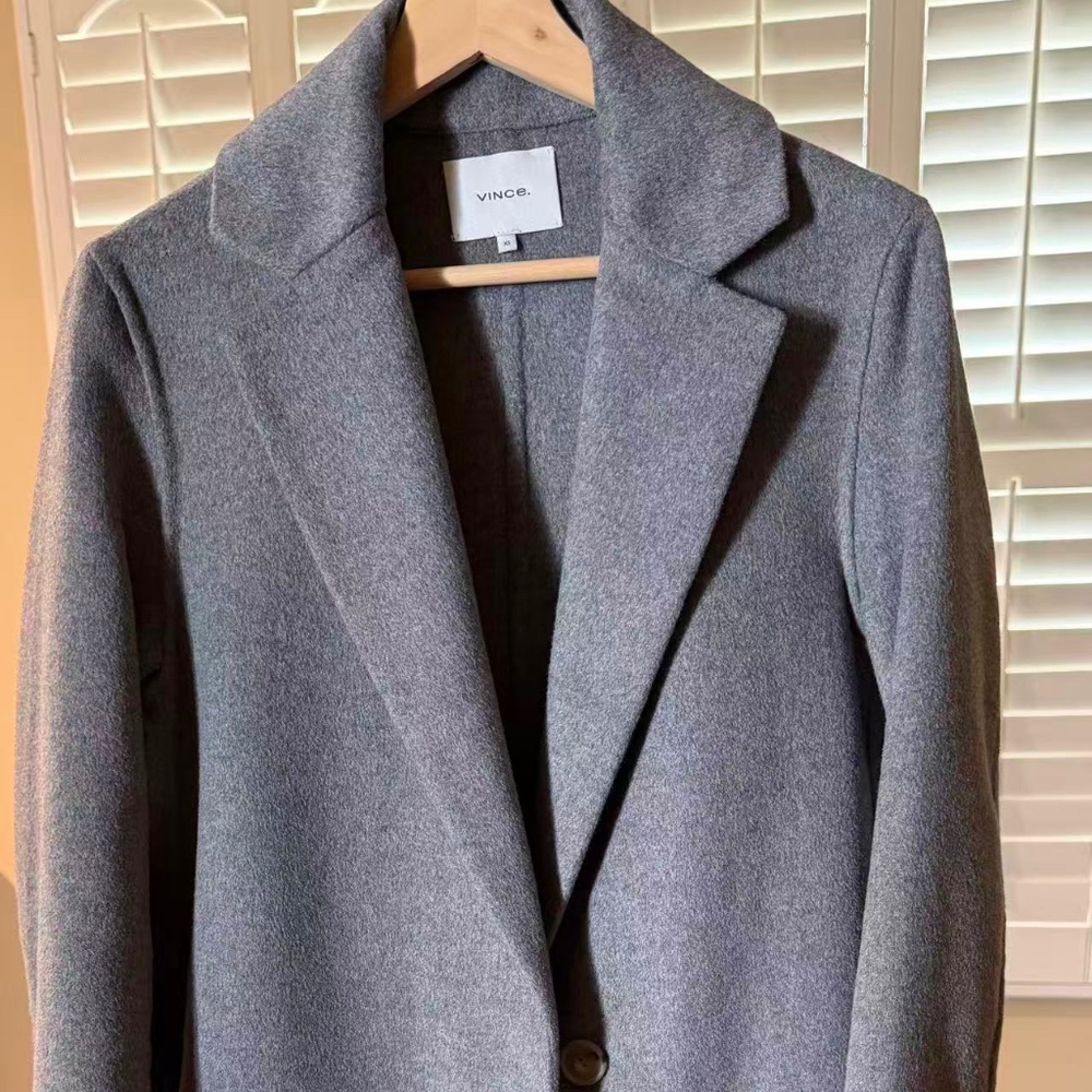 Vince wool blend classic coat